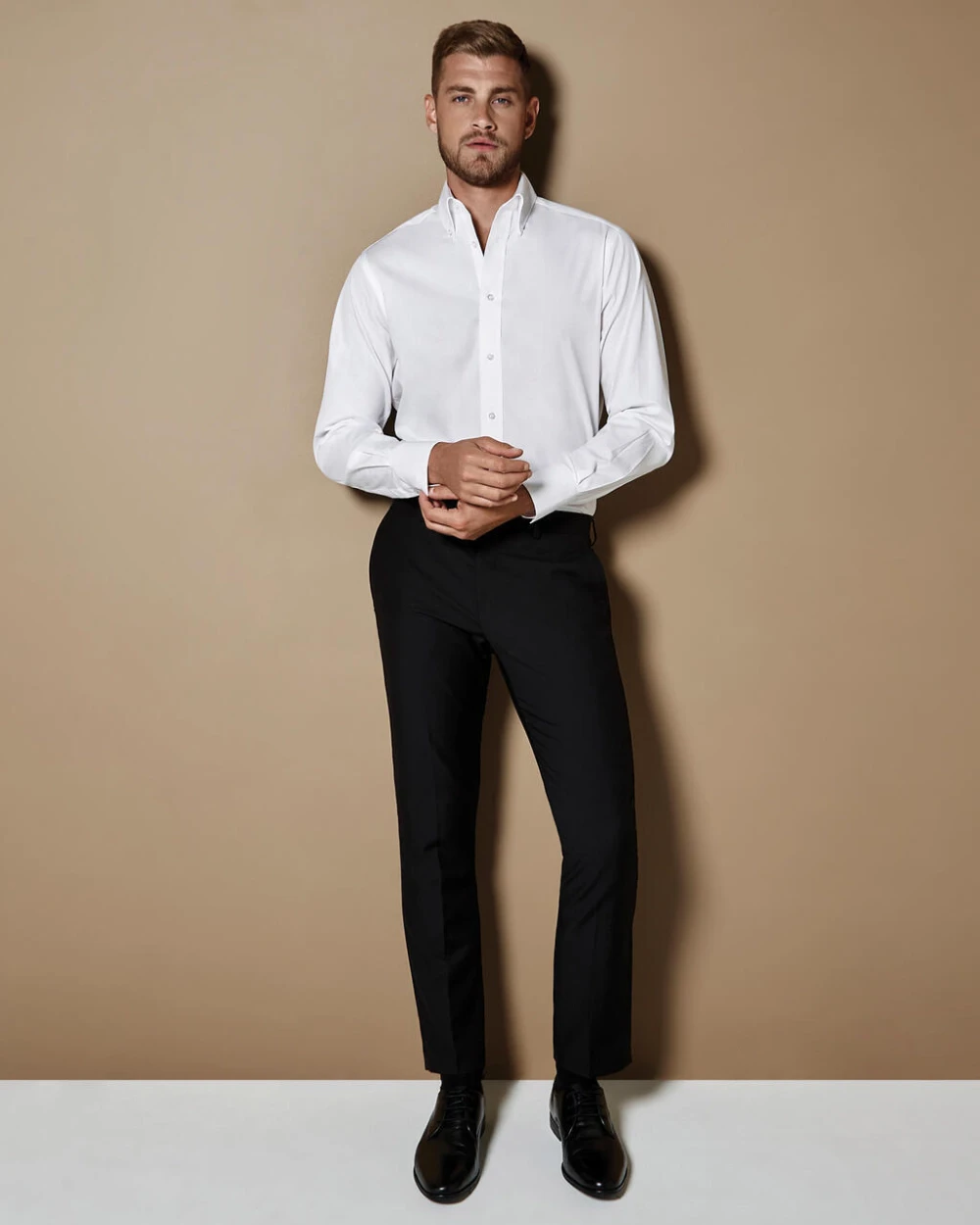 KUSTOM KIT Tailored Fit City Shirt Hemden personalisierbar