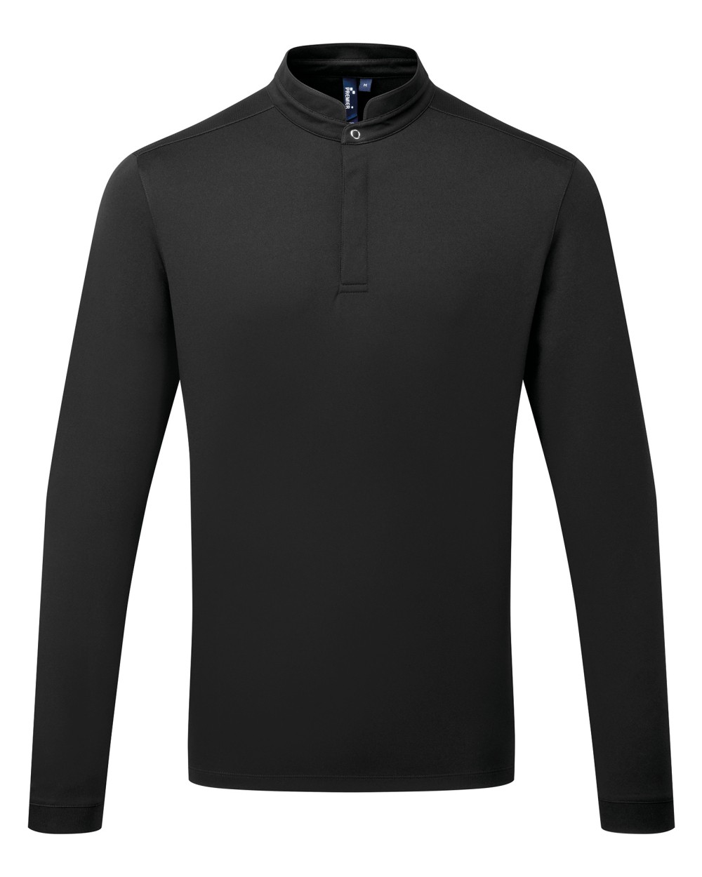 Polo's PREMIER Coolchecker Essential kokspolo met lange mouwen voor bedrukking &amp; borduring