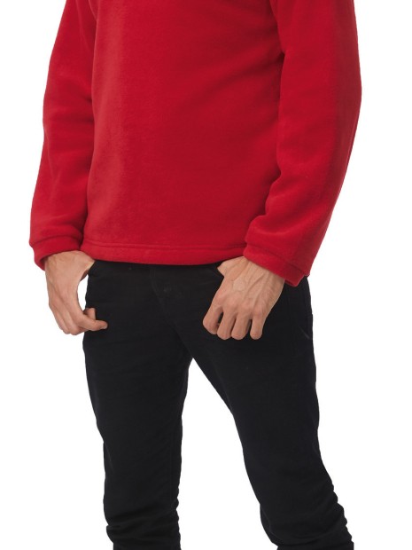 Laines polaires à personnaliser B&C Polaire col zippé Highlander+ 