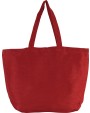 Tote bags personnalisable KIMOOD Grand sac en juco avec doublure intérieure