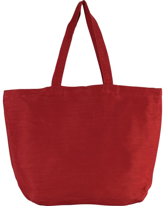 Tote bags personnalisable KIMOOD Grand sac en juco avec doublure intérieure
