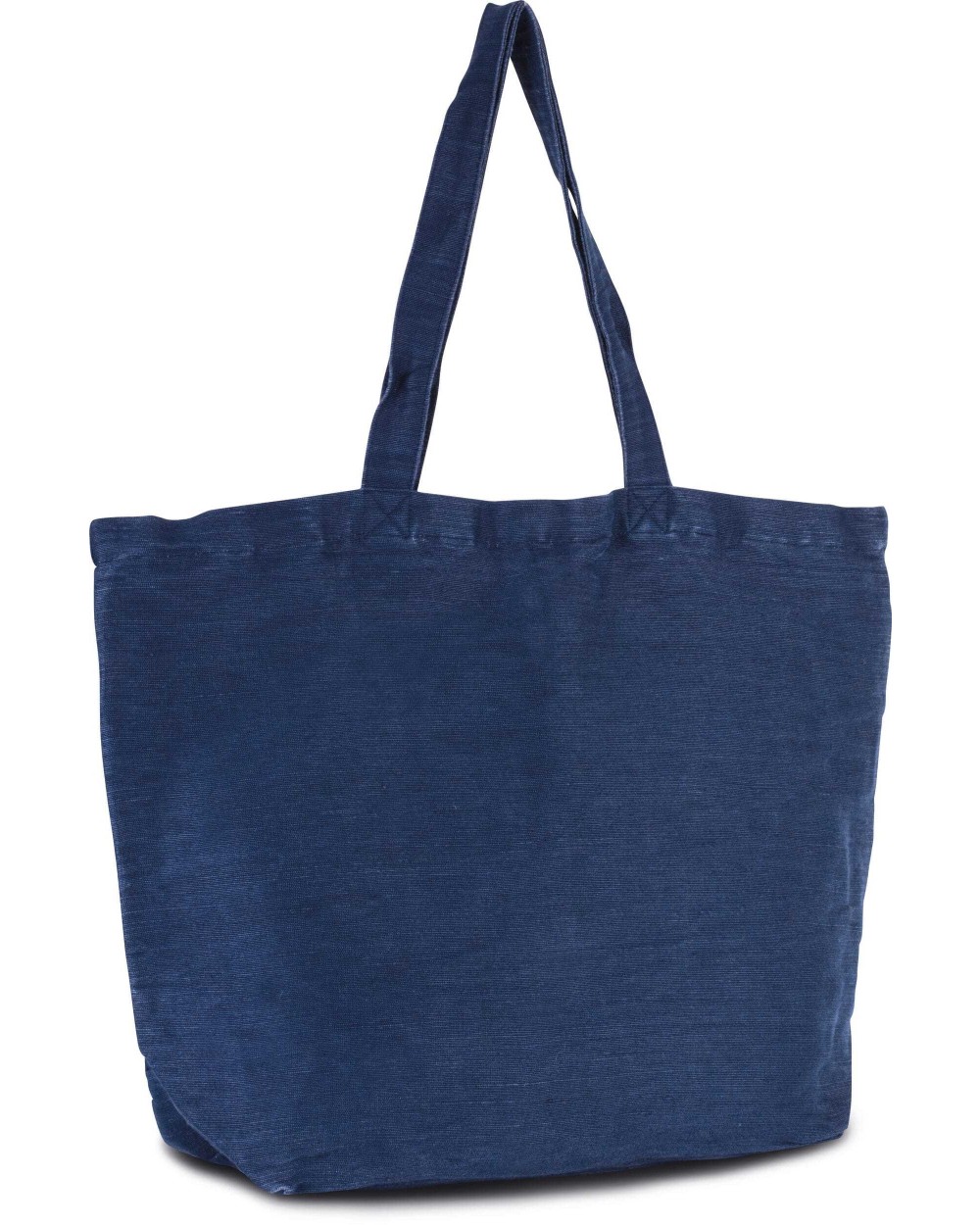 KIMOOD Große Jute-Baumwoll-Tasche mit Innenfutter Tote Bags personalisierbar