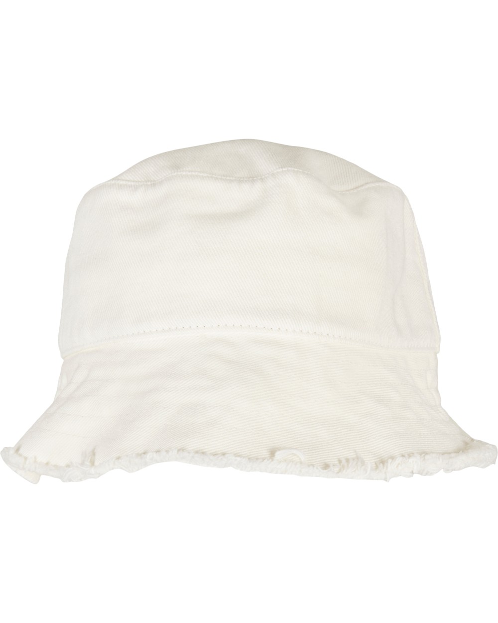 Bucket hats FLEXFIT Bob met rafelrand voor bedrukking &amp; borduring
