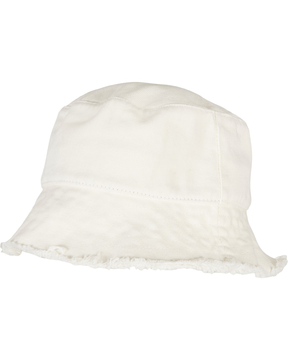 Bucket hats FLEXFIT Bob met rafelrand voor bedrukking &amp; borduring