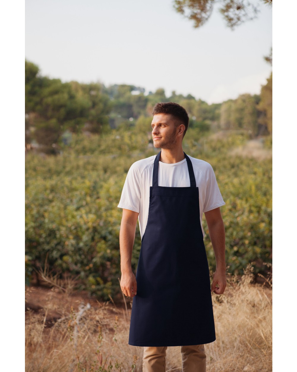 Schorten LINK KITCHENWEAR Cotton Barbecue Apron voor bedrukking &amp; borduring