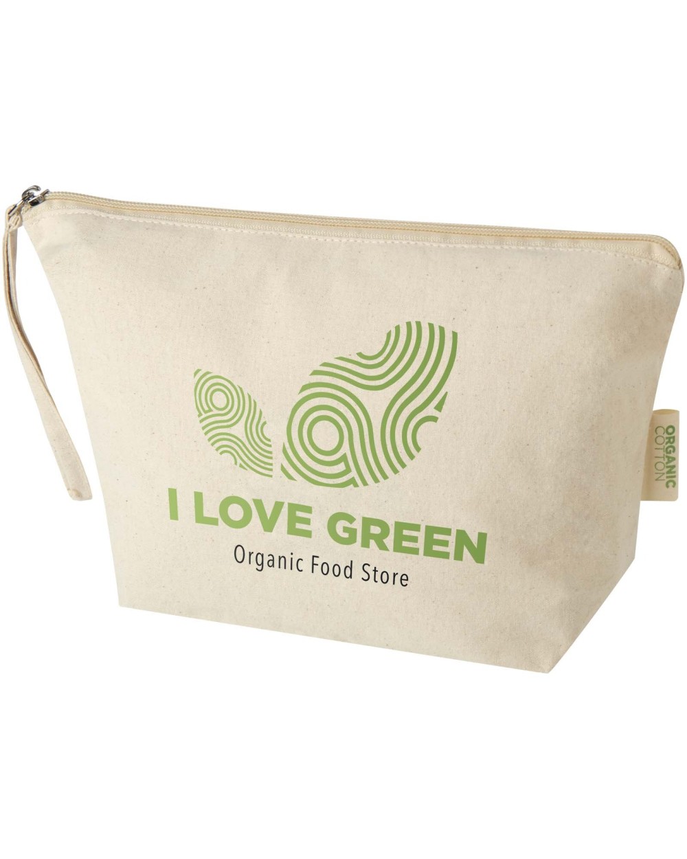 4DO Orissa 180 g/m² große Kosmetiktasche aus Bio-Baumwolle 3L Taschen personalisierbar