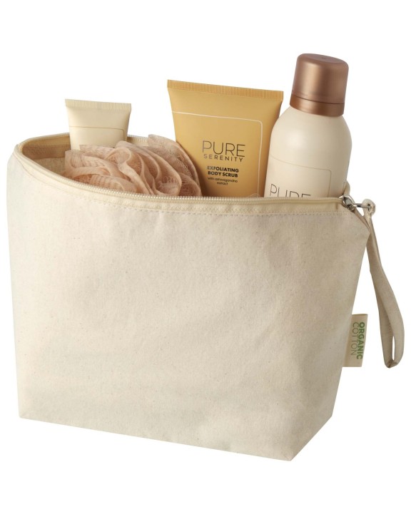 4DO Orissa 180 g/m² große Kosmetiktasche aus Bio-Baumwolle 3L Taschen personalisierbar