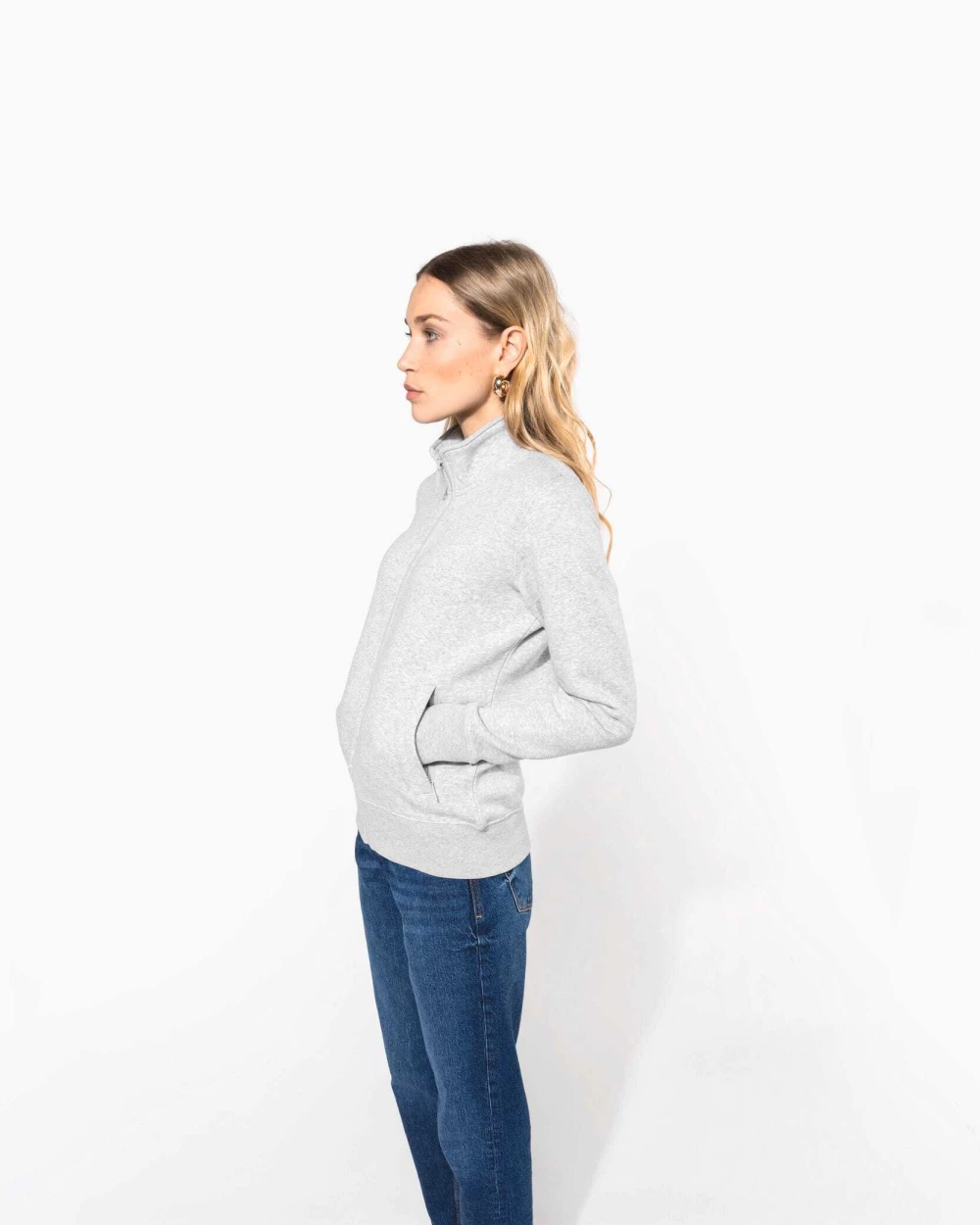 KARIBAN Damenjacke Sweatshirts personalisierbar