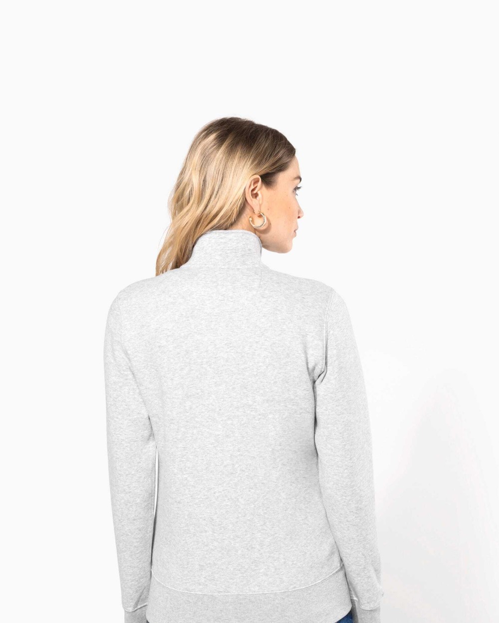 Sweat-shirts personnalisable KARIBAN Veste molleton gratté femme