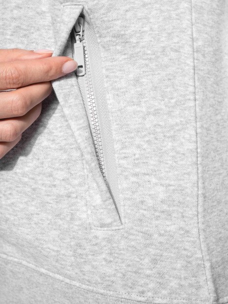 Sweat-shirts à personnaliser KARIBAN Veste molleton gratté femme 