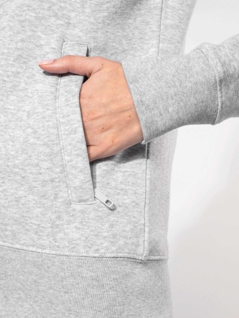 Sweat-shirts à personnaliser KARIBAN Veste molleton gratté femme 