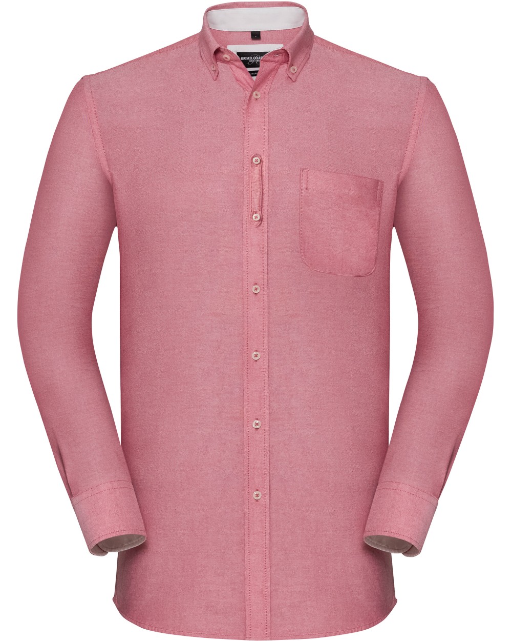 Hemden RUSSELL MEN'S LONG SLEEVE TAILORED WASHED OXFORD SHIRT voor bedrukking &amp; borduring