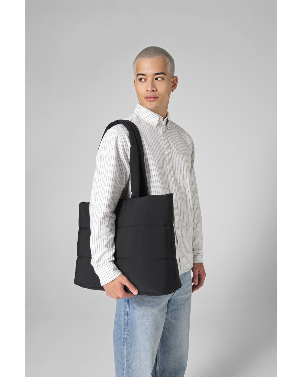 Tote bags BAG BASE QUILTED TOTE BAG voor bedrukking &amp; borduring