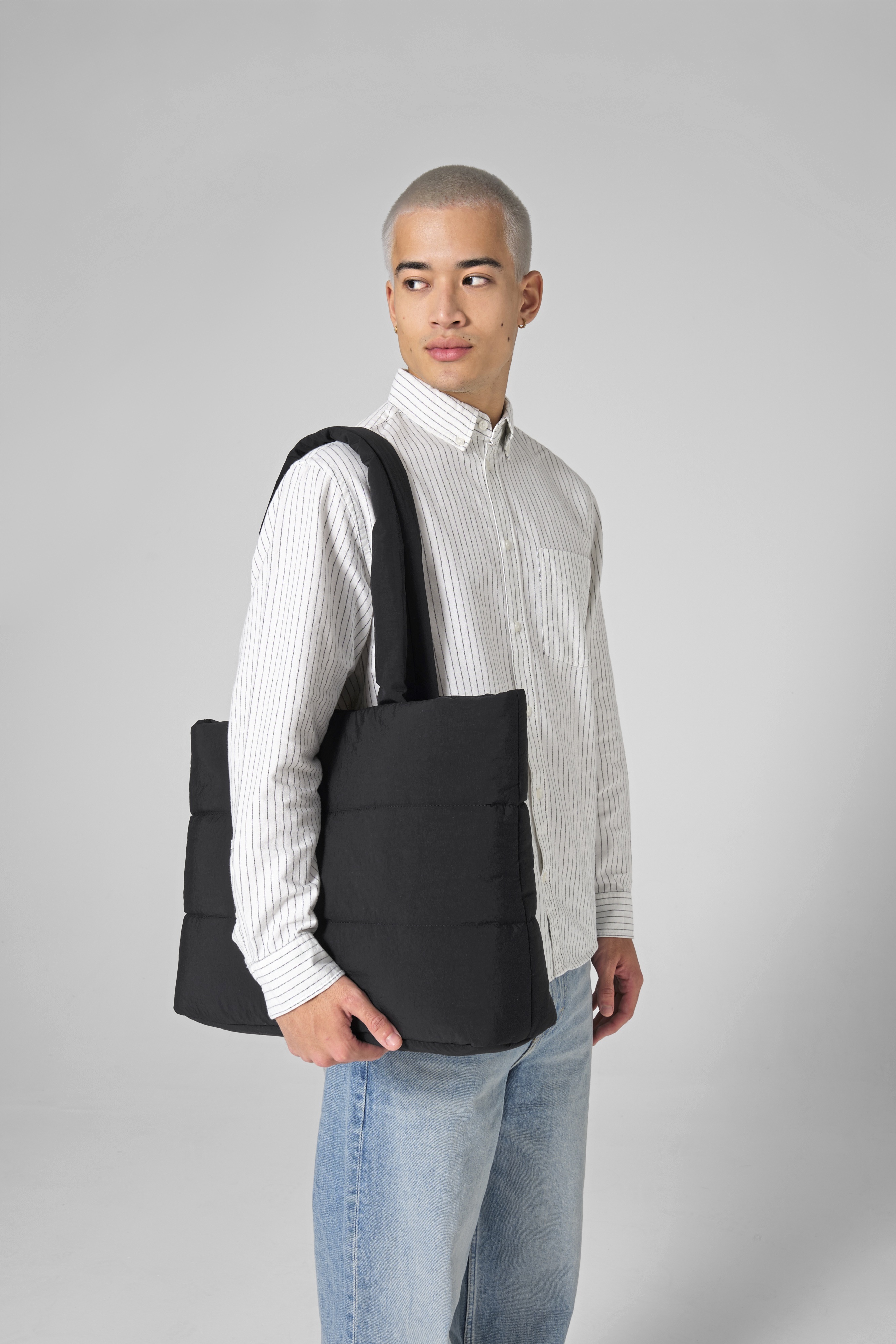 Tote bags BAG BASE Quilted tote Bag voor bedrukking &amp; borduring