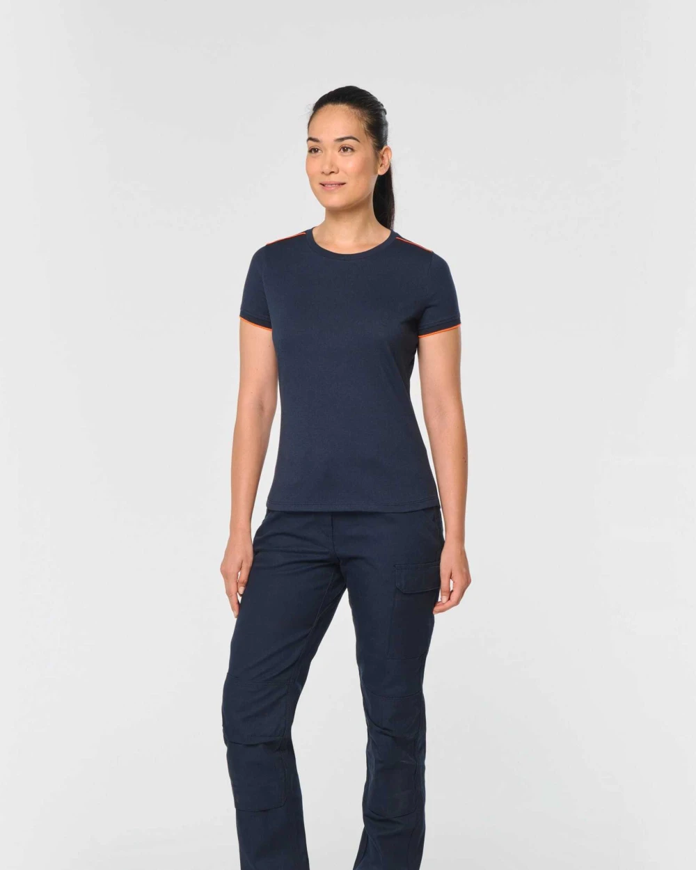 T-shirts WK. DESIGNED TO WORK Dames-T-shirt Day To Day korte mouwen voor bedrukking &amp; borduring