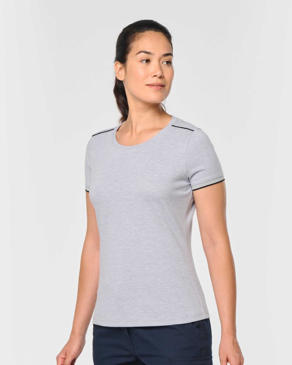 WK. DESIGNED TO WORK Damen-T-Shirt Day To Day mit kurzen Ärmeln T-Shirts personalisierbar