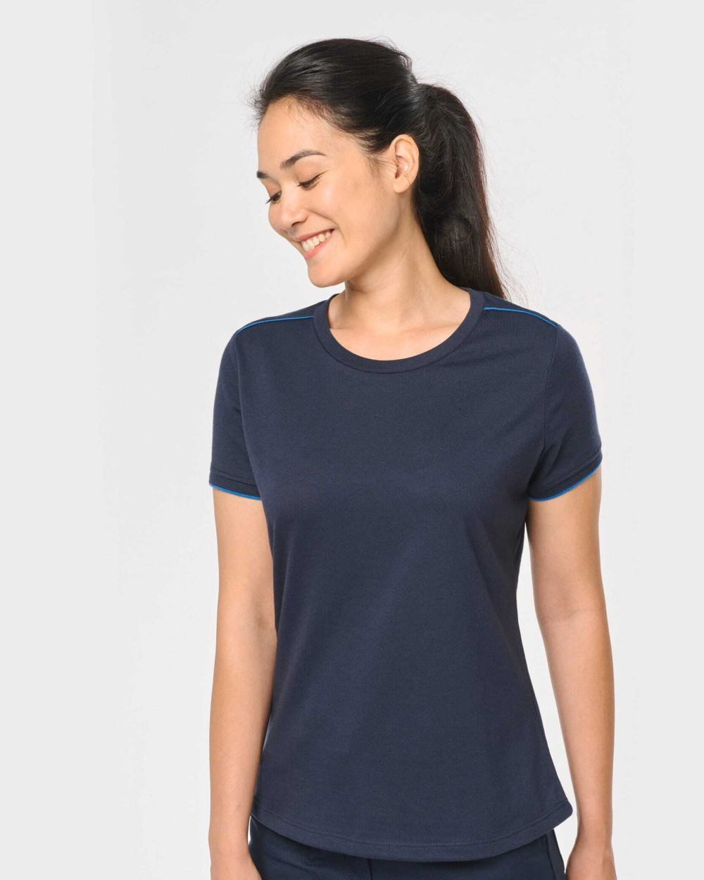 T-shirts WK. DESIGNED TO WORK Dames-T-shirt Day To Day korte mouwen voor bedrukking &amp; borduring