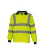 Polos personnalisable YOKO Polo manches longues haute visibilité