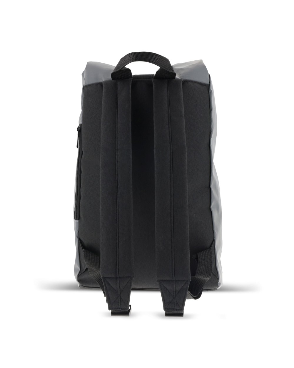 4DO Reflektierender Rolltop-Rucksack 26x13x50cm Taschen personalisierbar