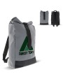 4DO Reflektierender Rolltop-Rucksack 26x13x50cm Taschen personalisierbar