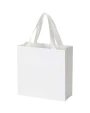 Tassen & Zakken 4DO Smartfold papieren tas van 210 g/m² met lintgrepen en een glanzende laminaatlaag - 24 x 10 x 24 cm voor bedrukking &amp; borduring