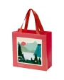 Sacs & Bagagerie personnalisable 4DO Sac en papier Smartfold 210 g/m² avec anses en ruban et pelliculage mat - 24 x 10 x 24 cm