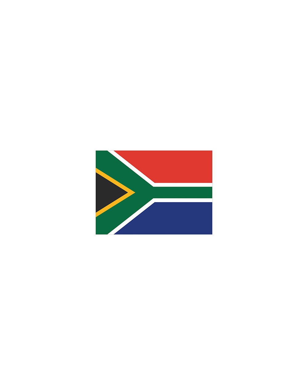 Accessoires personnalisable PRINTWEAR Flag South Africa
