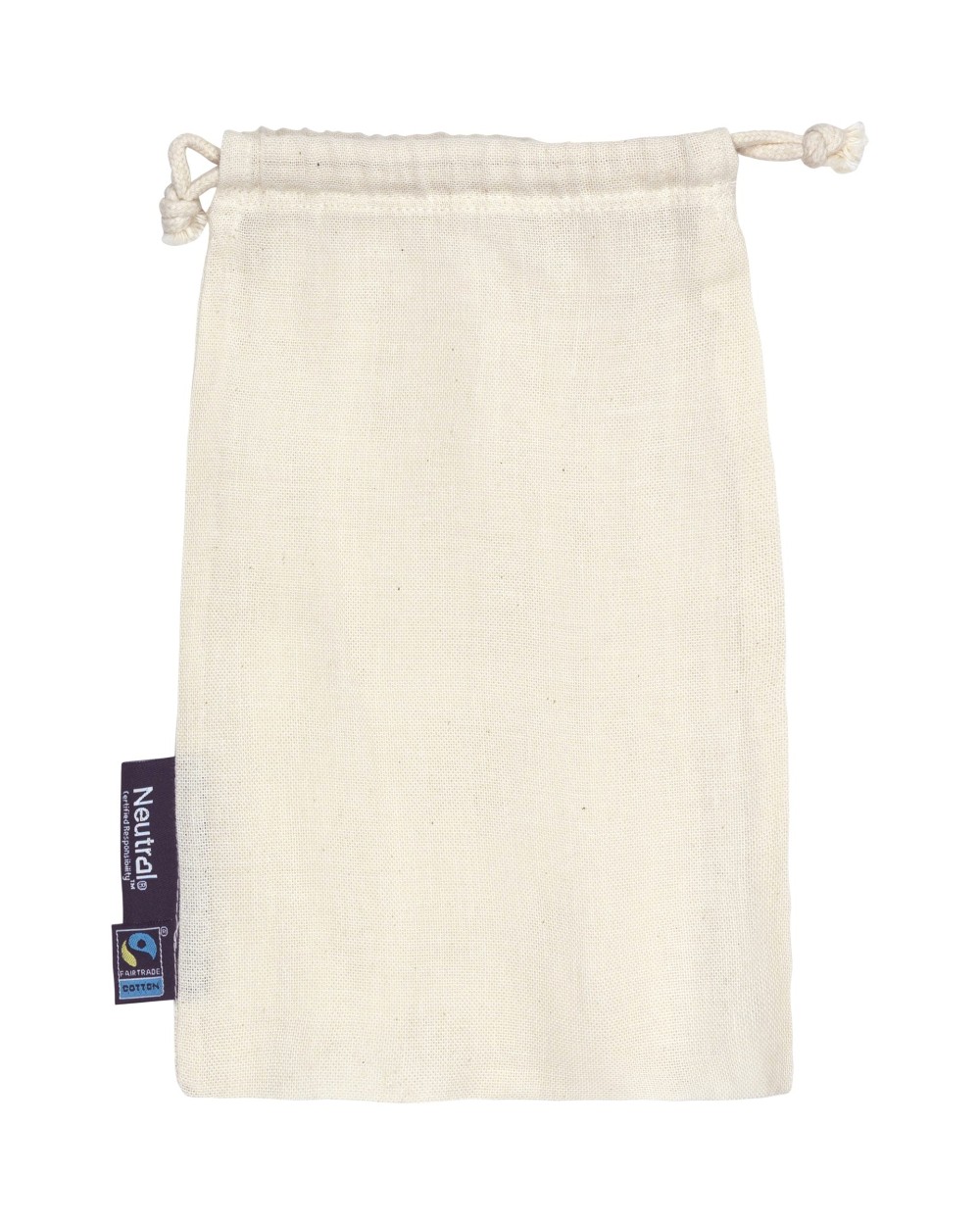 Tassen & Zakken NEUTRAL Cotton Bag With Drawstrings (5 Pieces) voor bedrukking &amp; borduring