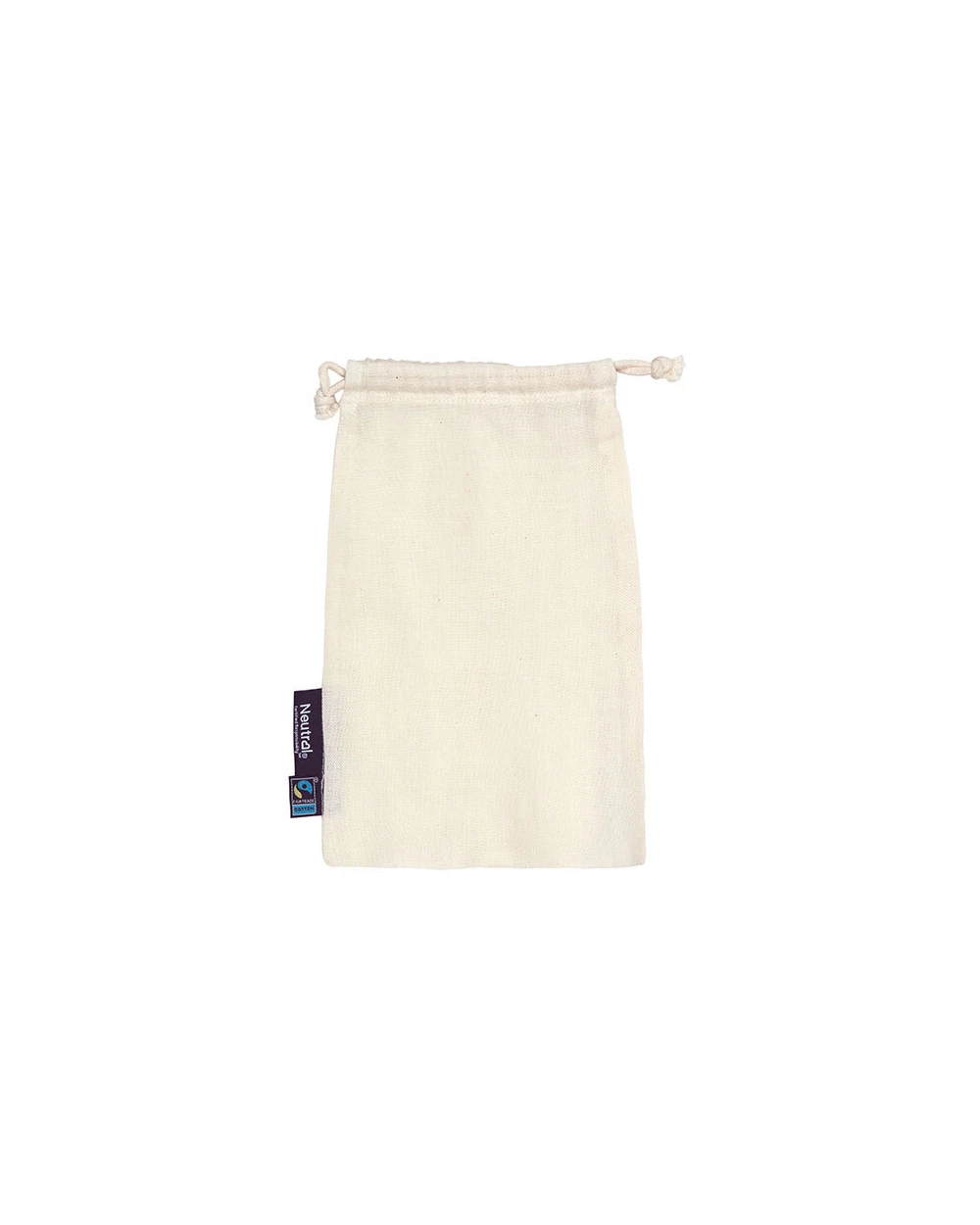 Tassen & Zakken NEUTRAL Cotton Bag With Drawstrings (5 Pieces) voor bedrukking &amp; borduring