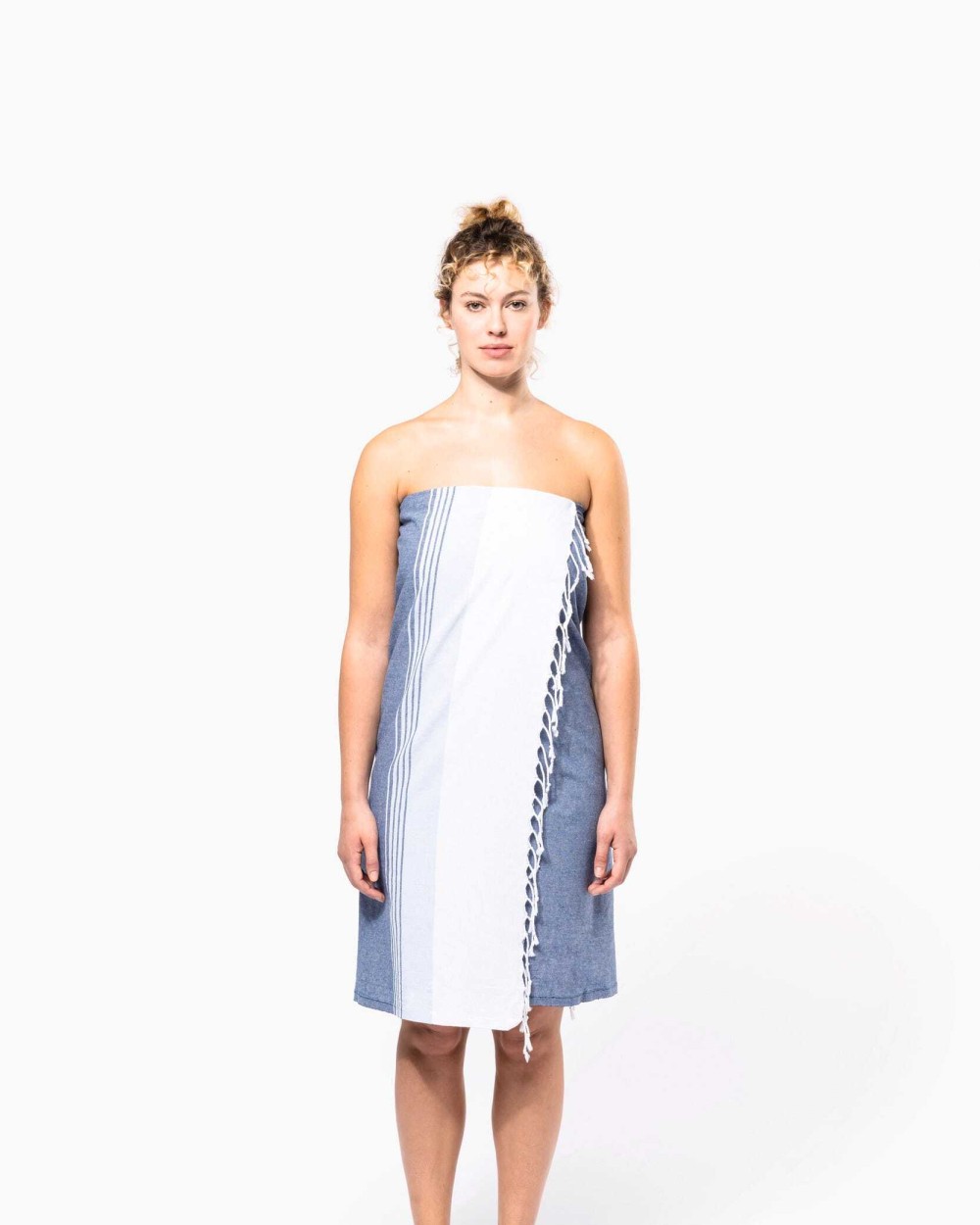 Produits éponges personnalisable KARIBAN Fouta à rayures