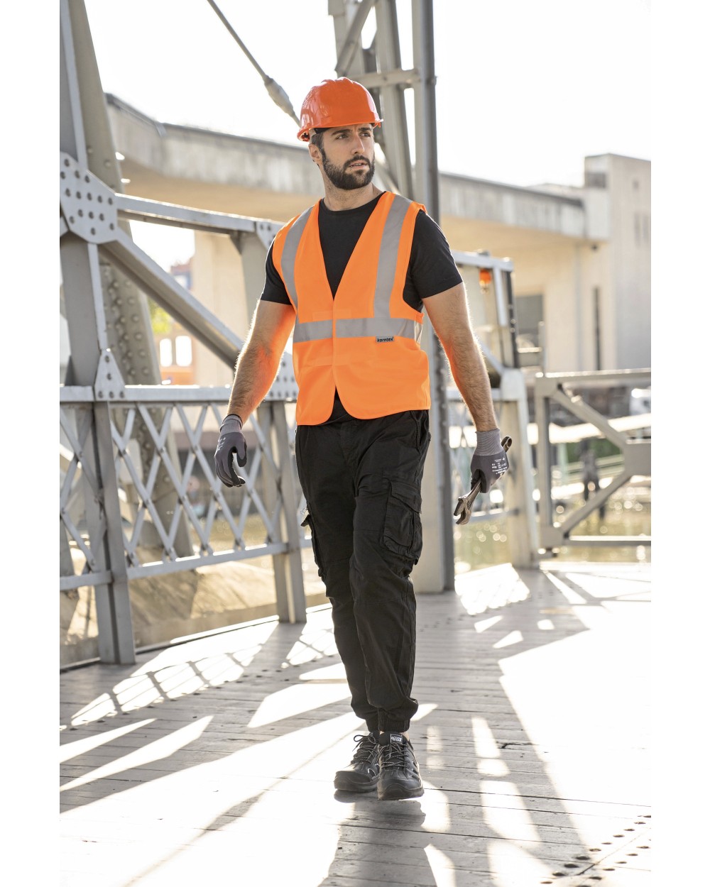 KORNTEX Warning Vest - 3 Reflective Stripes Warnwesten personalisierbar