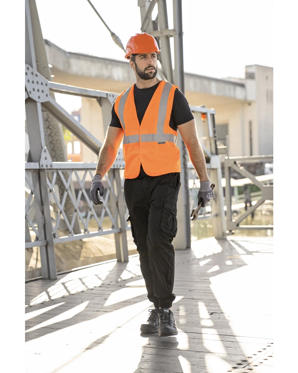 KORNTEX Warning Vest - 3 Reflective Stripes Warnwesten personalisierbar