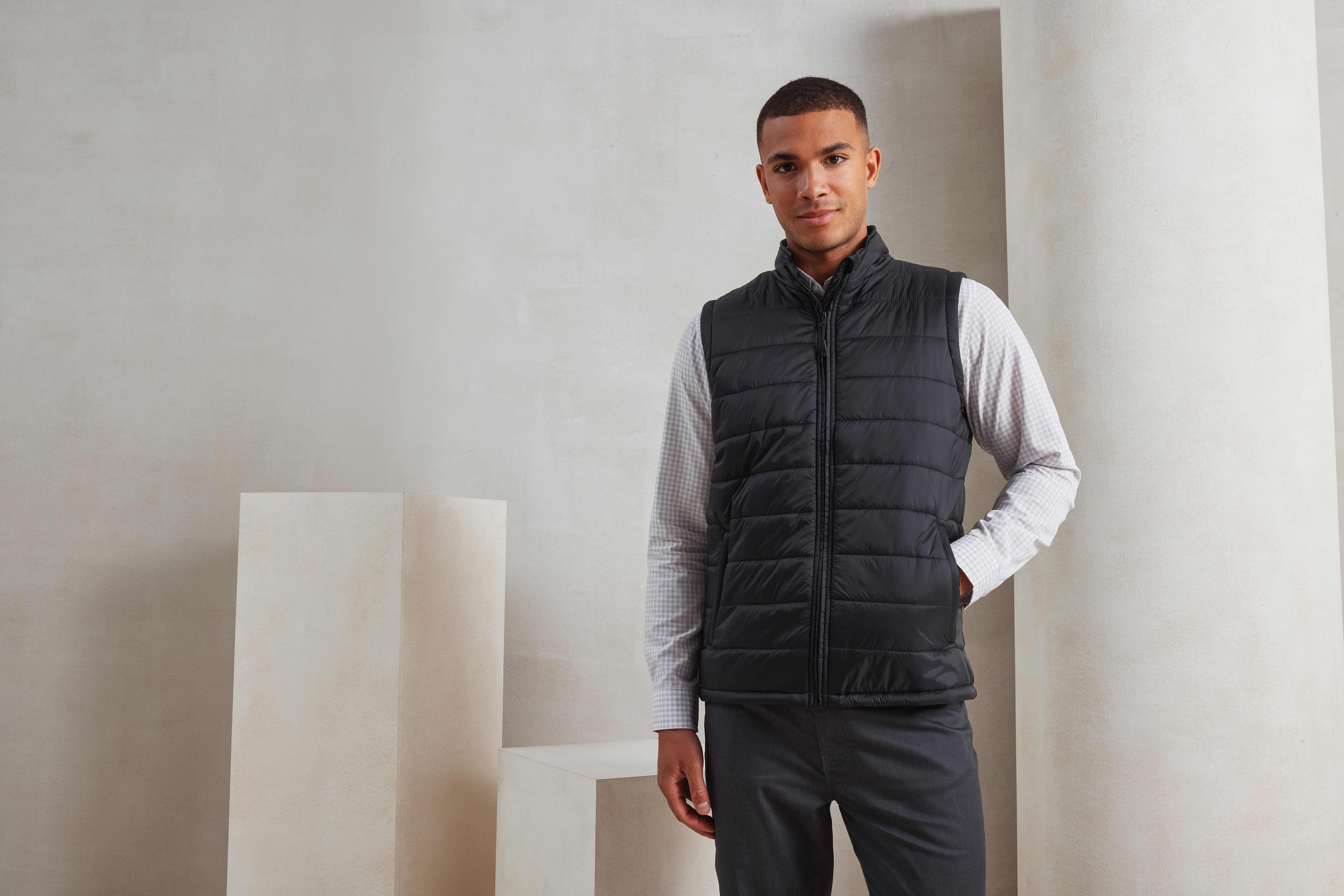 Vestes personnalisable PREMIER Doudoune sans manches Recyclight pour homme