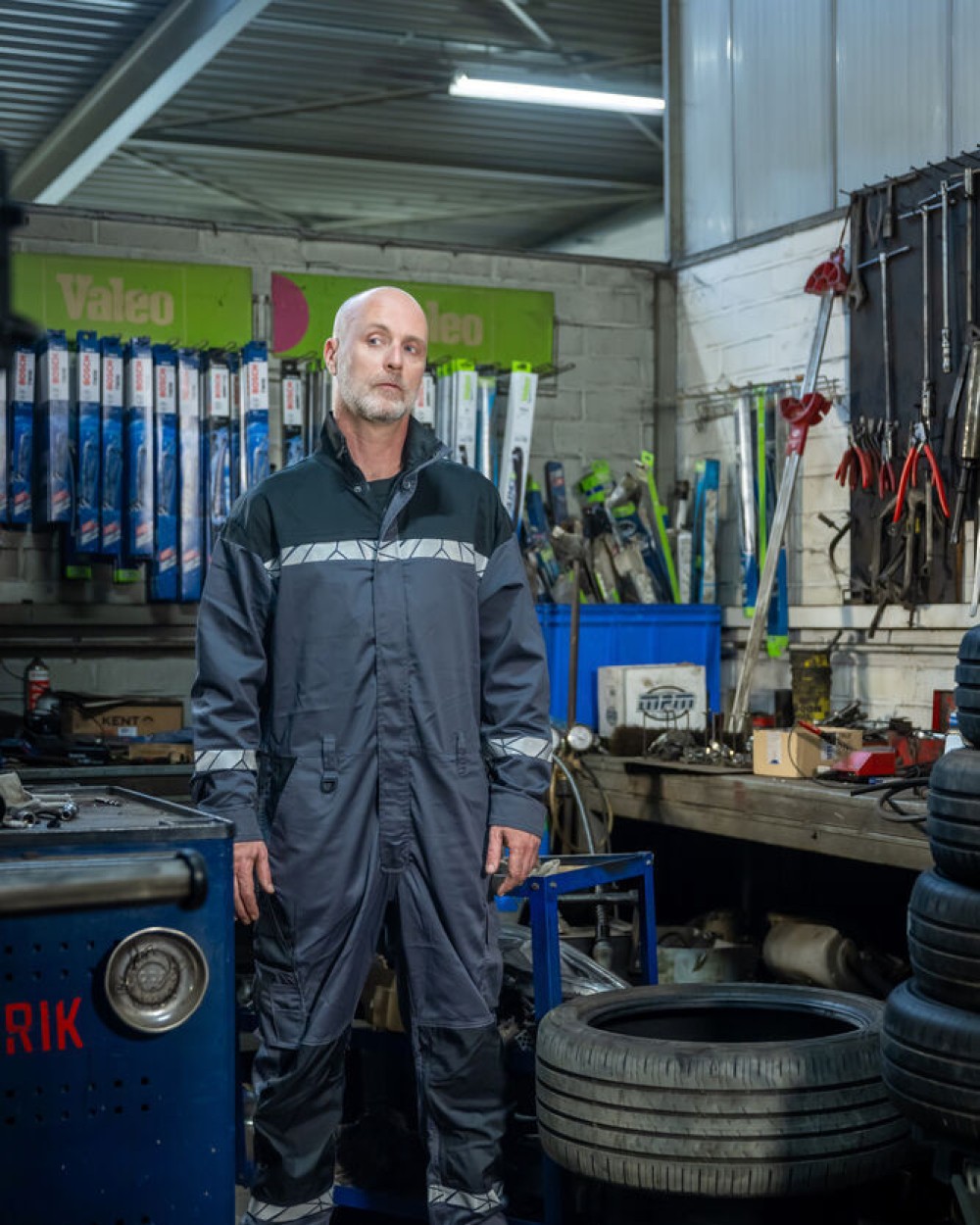 Broeken PROJOB 7601 STRETCH OVERALL MET KNIEZAKKEN voor bedrukking &amp; borduring