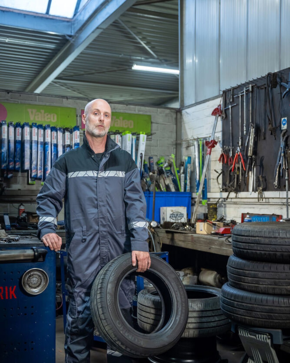 Broeken PROJOB 7601 STRETCH OVERALL MET KNIEZAKKEN voor bedrukking &amp; borduring