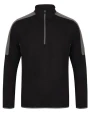 Sweat-shirts personnalisable FINDEN-HALES Adults` 1/4 Zip Midlayer with Contrast Panelling