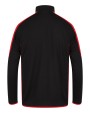 FINDEN-HALES Adults` 1/4 Zip Midlayer with Contrast Panelling Sweatshirts personalisierbar
