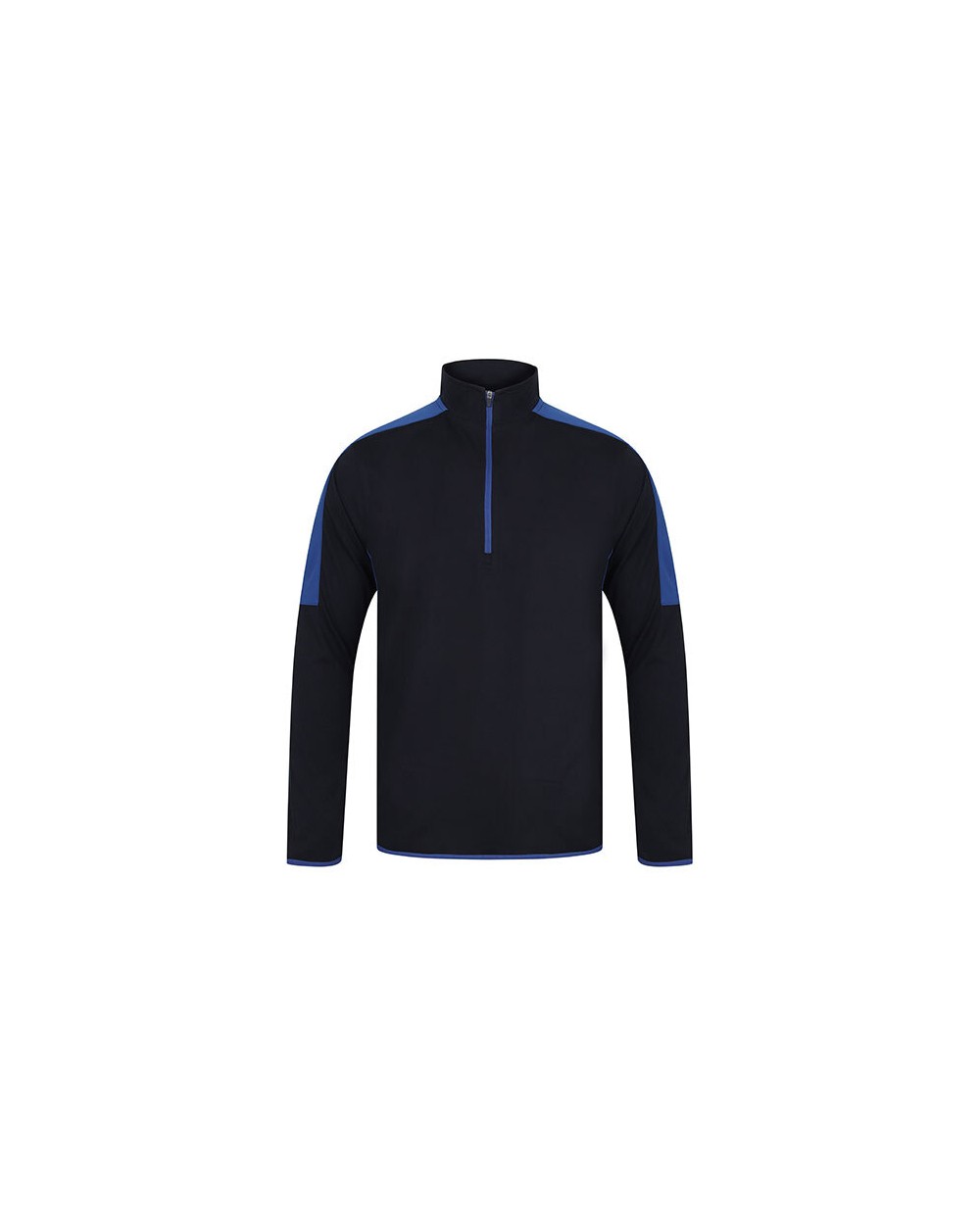 FINDEN-HALES Adults` 1/4 Zip Midlayer with Contrast Panelling Sweatshirts personalisierbar