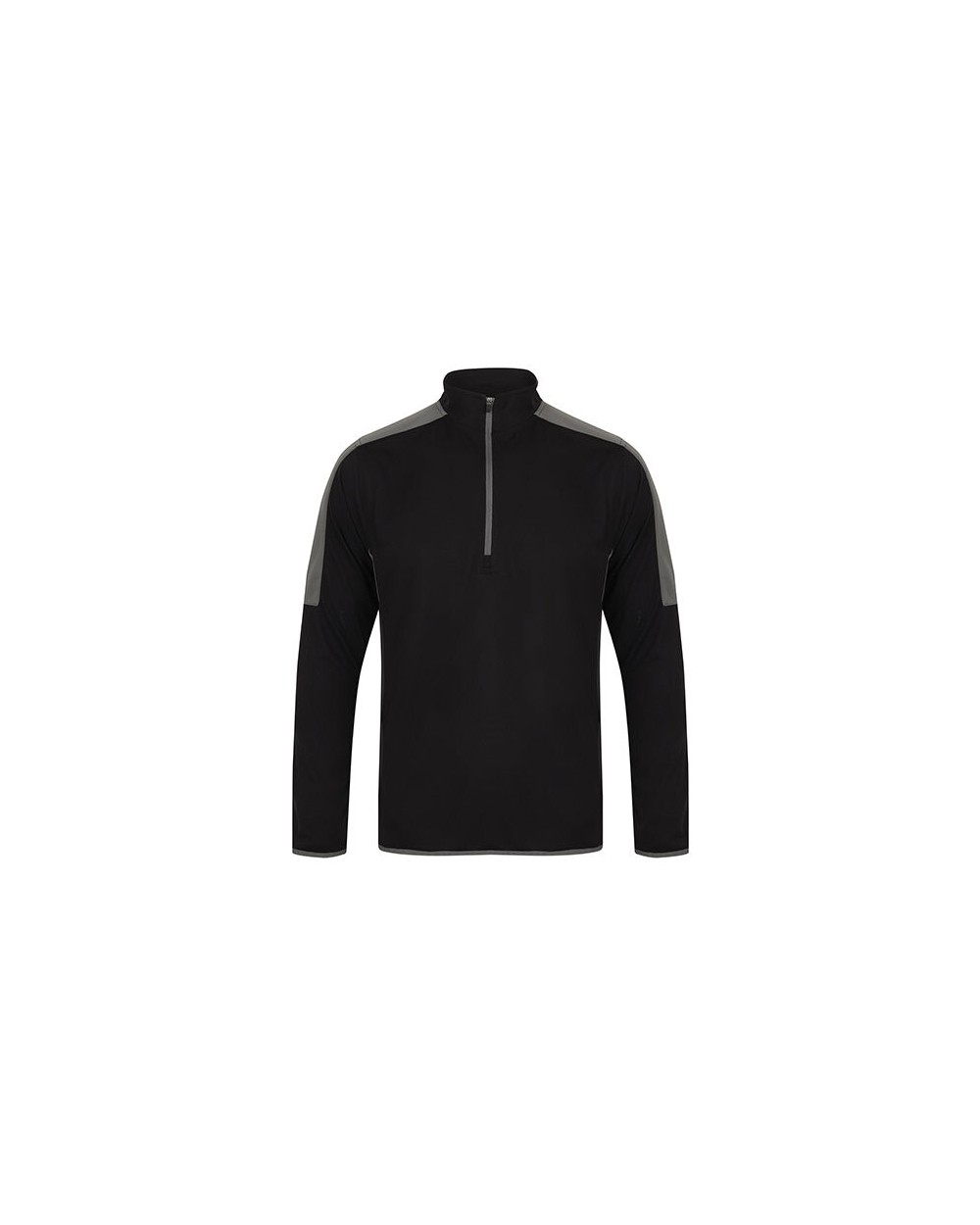 FINDEN-HALES Adults` 1/4 Zip Midlayer with Contrast Panelling Sweatshirts personalisierbar