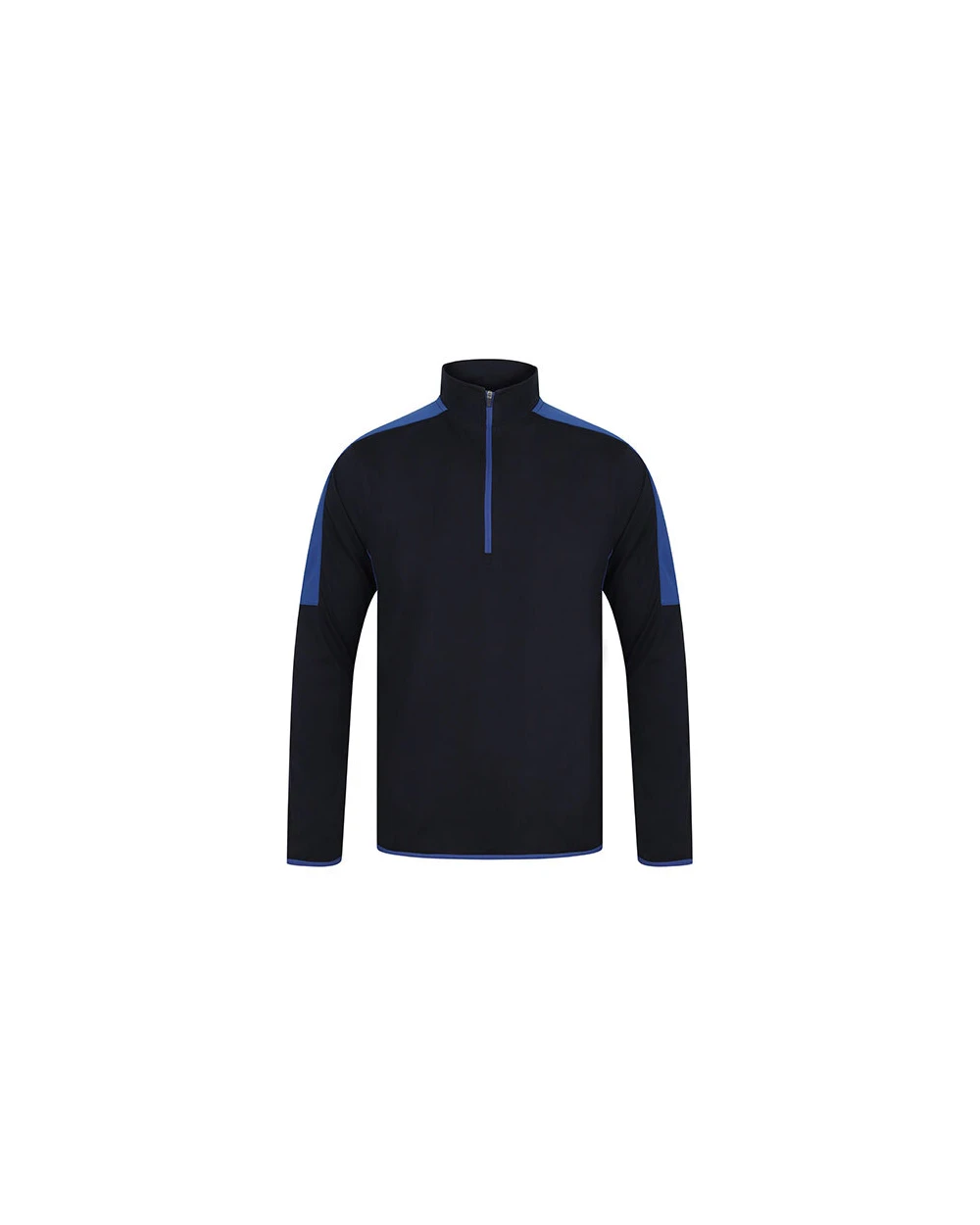 Sweat-shirts personnalisable FINDEN-HALES Adults` 1/4 Zip Midlayer with Contrast Panelling
