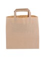 Tote bags 4DO Papieren draagtas 70g/m² 26x17x25cm voor bedrukking &amp; borduring
