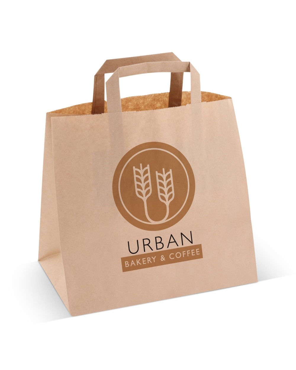 Tote bags 4DO Papieren draagtas 70g/m² 26x17x25cm voor bedrukking &amp; borduring