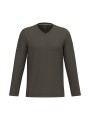 KARIBAN T-shirt col V manches longues homme /api/colors/7d4189a1-61a3-430b-83e5-a3a6fe159806 personnalisable