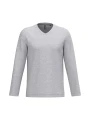 KARIBAN T-shirt col V manches longues homme /api/colors/4a891c91-7426-40ec-9f86-8674f2899954 personnalisable
