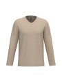 KARIBAN T-shirt col V manches longues homme /api/colors/1d539d1a-76f0-4132-93c4-8034fe18b1e9 personnalisable