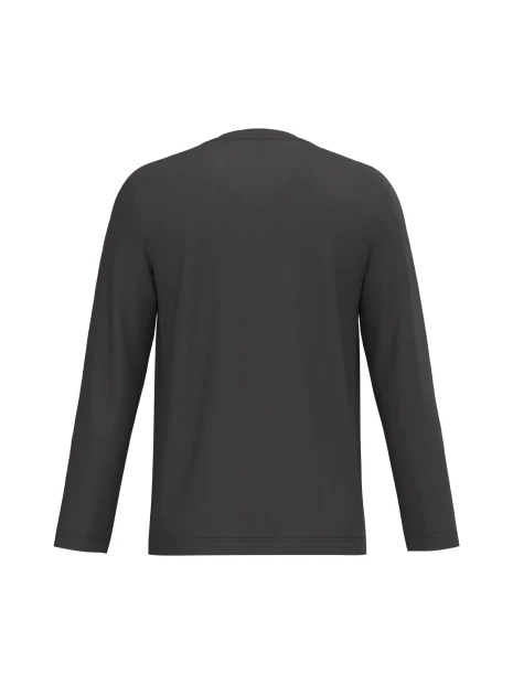 KARIBAN T-shirt col V manches longues homme /api/colors/3664e9be-231a-44a8-bacd-707b001b474c personnalisable