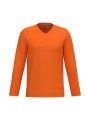 KARIBAN T-shirt col V manches longues homme /api/colors/d51260d5-b263-4200-988d-ee19f414959e personnalisable
