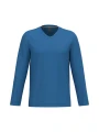 KARIBAN T-shirt col V manches longues homme /api/colors/68572561-1214-42b1-b94c-44fb780d37b4 personnalisable