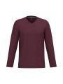 KARIBAN T-shirt col V manches longues homme /api/colors/3f4410b9-f80f-412a-9aa8-9260cc84003d personnalisable