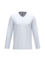 KARIBAN T-shirt col V manches longues homme /api/colors/7a92cd2d-10d2-40b4-928b-296bb7487506 personnalisable